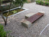 Jonathan Shor.Steel and Granite Stage Bench.72x24x16